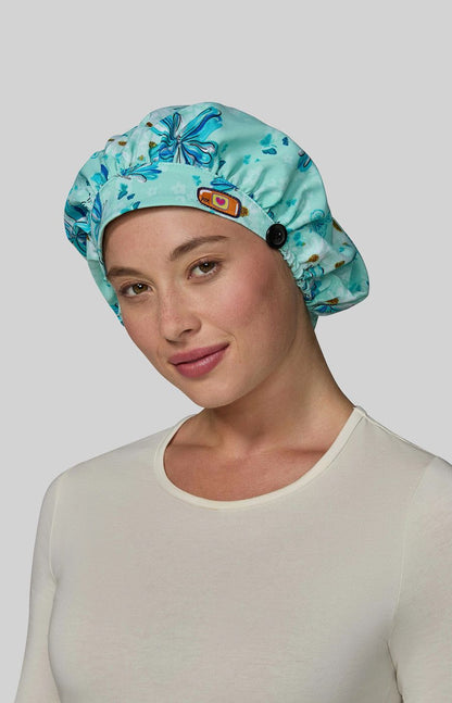 koi Essentials Unisex A174PR Bouffant Scrub Cap