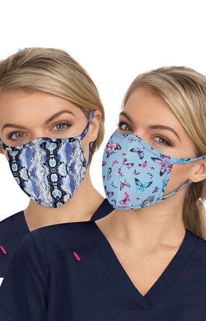 koi Betsey Johnson Women's BA157 Reversible Fashion Mask 2-pc