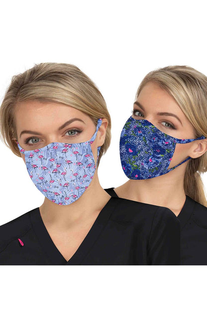 koi Betsey Johnson Women's BA157 Reversible Fashion Mask 2-pc