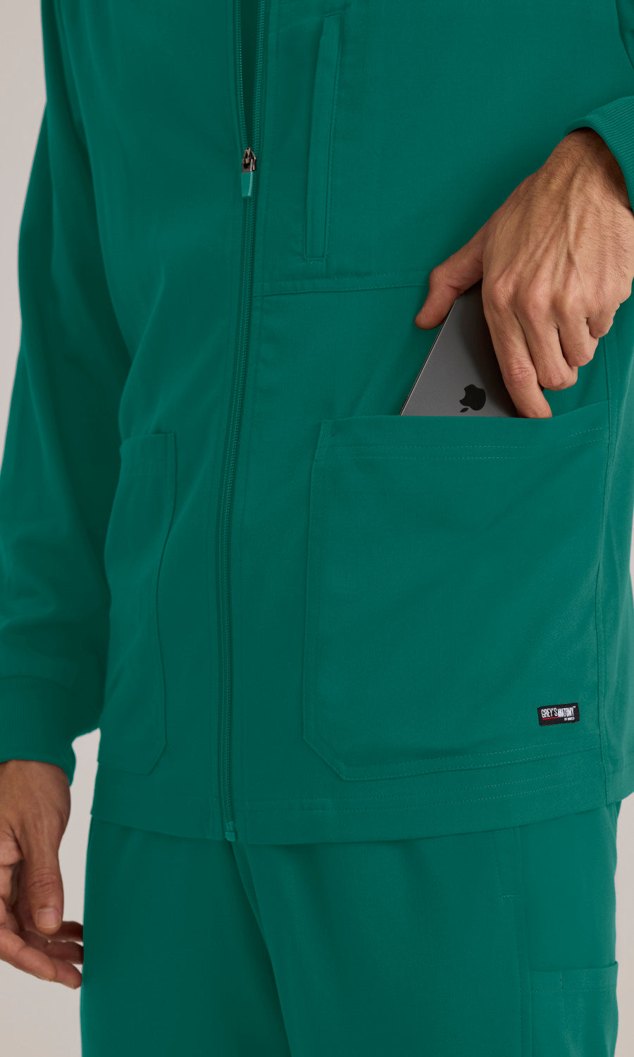 GRSW871 Hunter Green Detail