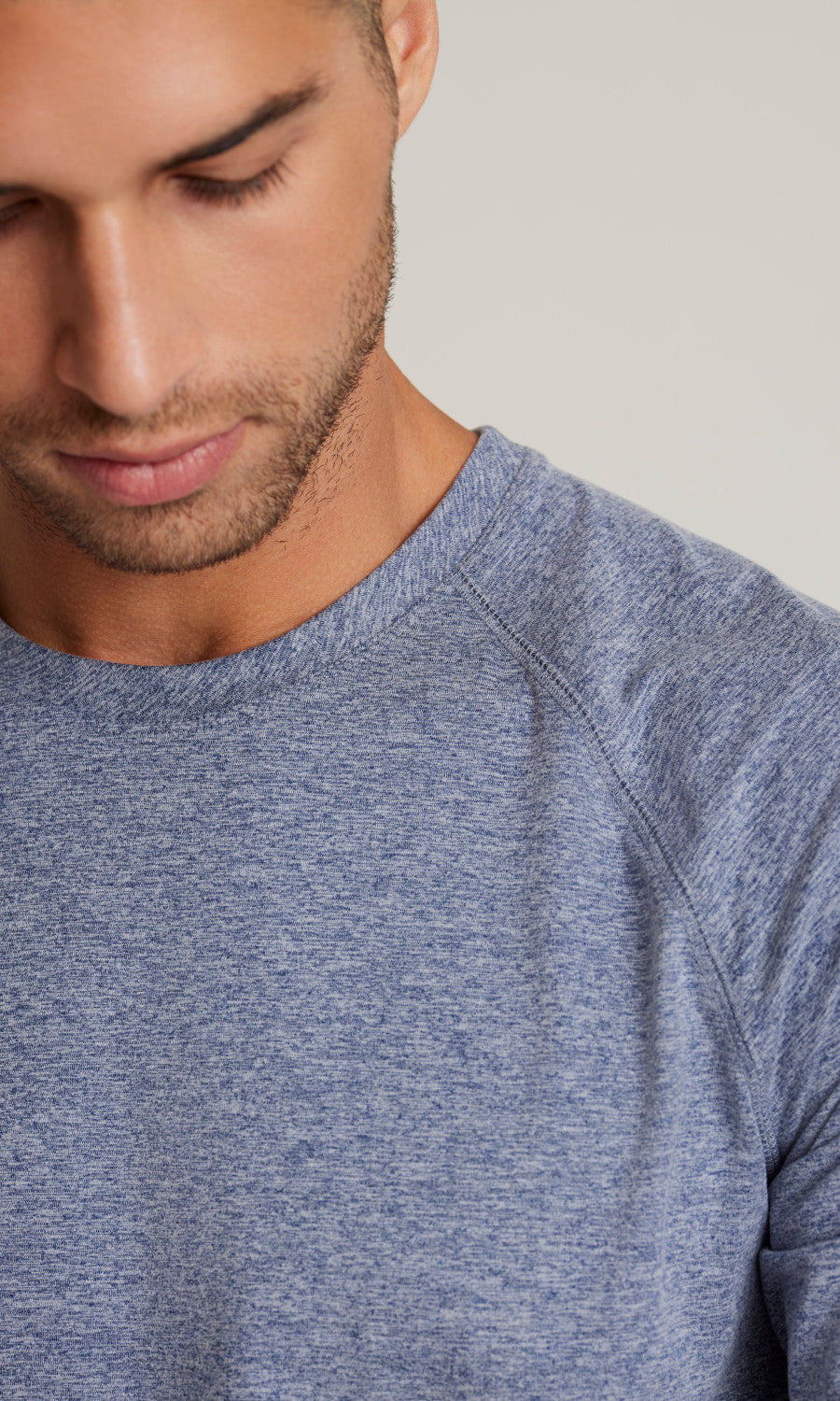 BOK803 Indigo Heather Detail