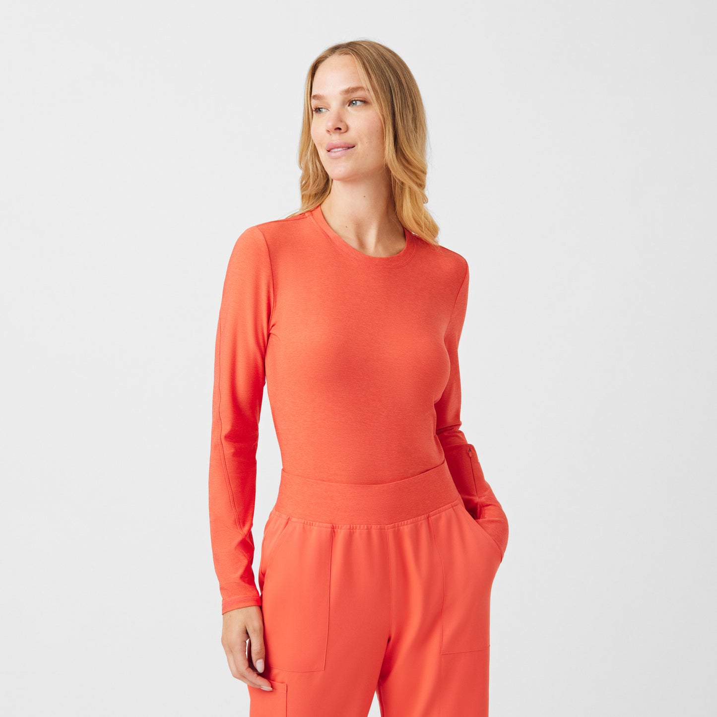 WT311 HEATHER CORAL SUNSET View 2