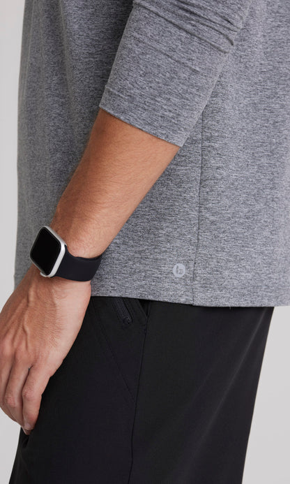 BOK803 Grey Heather Detail