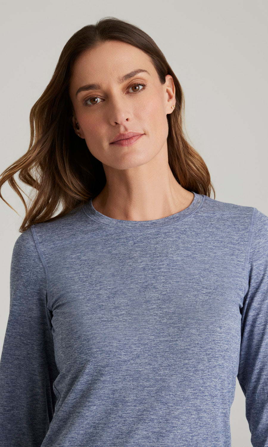 BOK804 Indigo Heather Detail