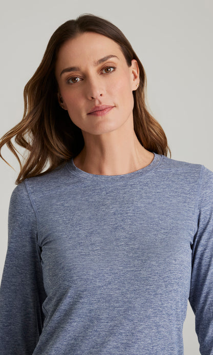 BOK804 Indigo Heather Detail