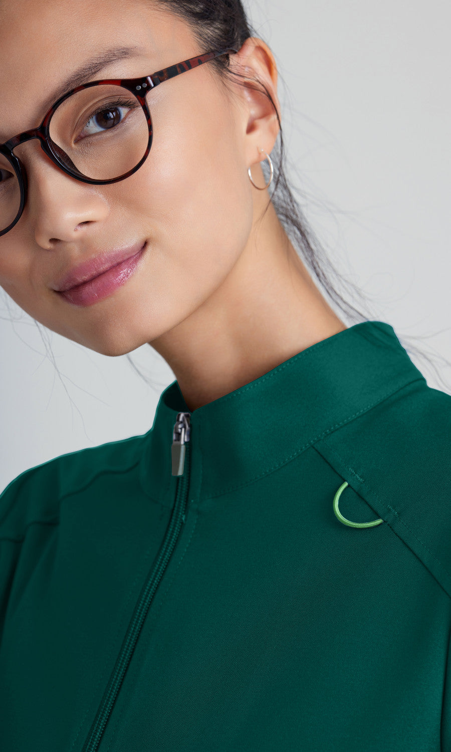 GSSW886 Hunter Green Detail