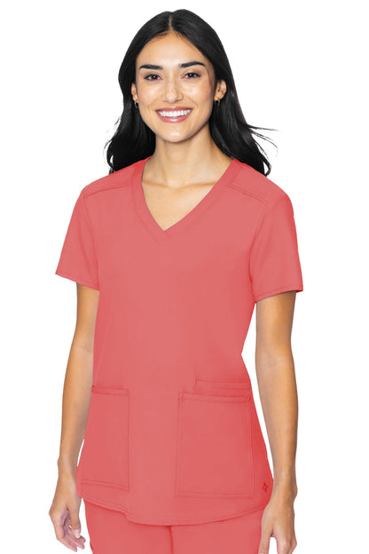 Med Couture Coral TOP