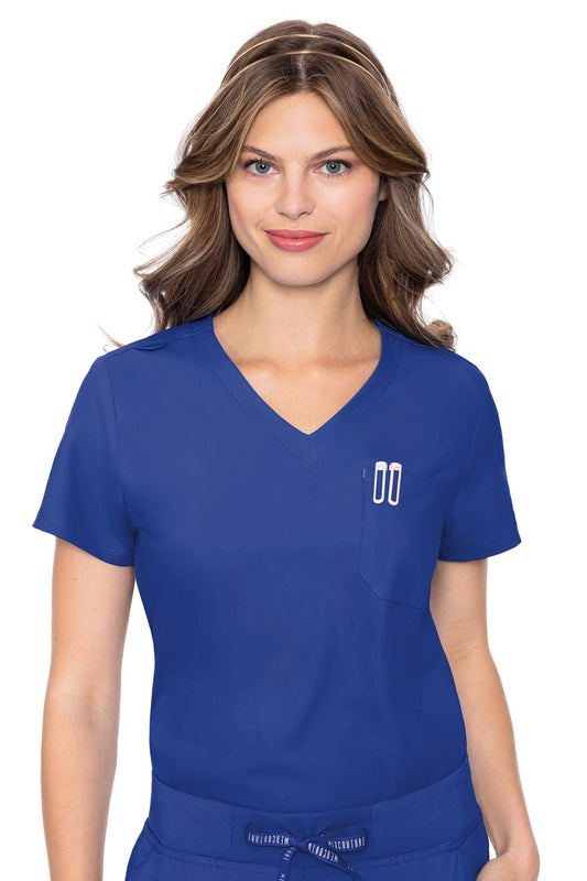 Med Couture Galaxy Blue TOP
