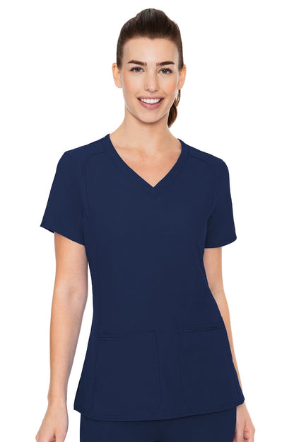 Med Couture Navy TOP