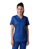 Landau 4160 Women's ProFlex 3-Pocket V-Neck Top