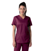 Landau 4160 Women's ProFlex 3-Pocket V-Neck Top