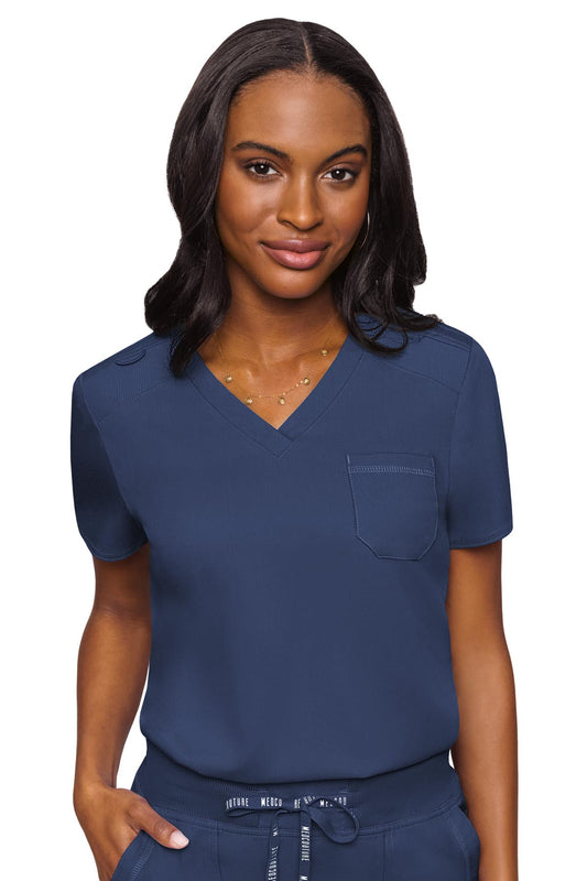 Med Couture Navy TOP