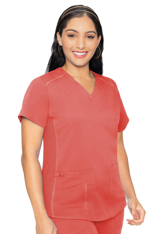 Med Couture Coral TOP