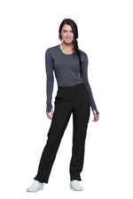 Cherokee Infinity CK065A Tall Mid Rise Tapered Leg Pull-On Pant