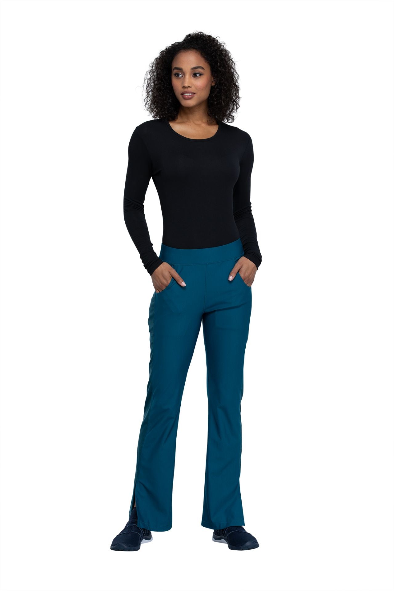 Cherokee Form CK091 Petite Mid-Rise, Pull-On Pant