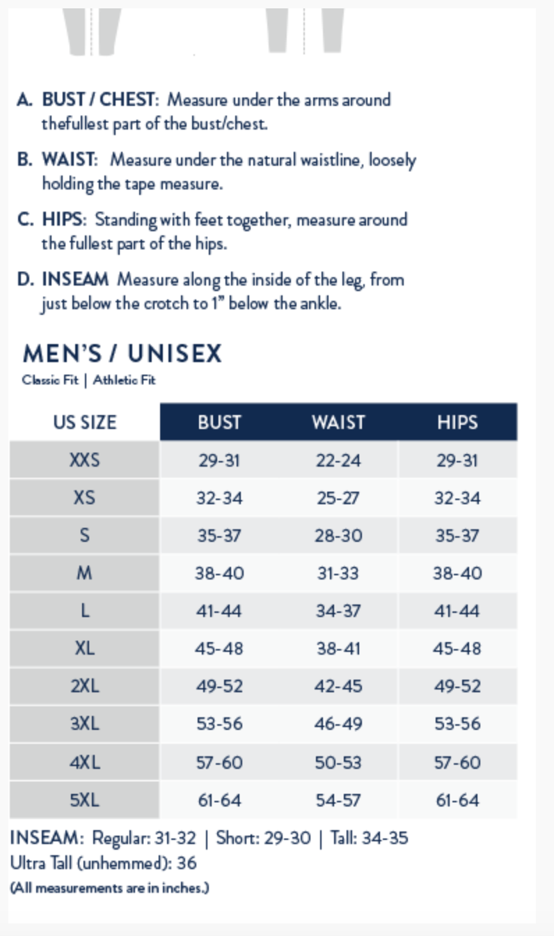 Gap jeans size top chart