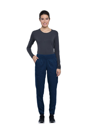 Cherokee Revolution WW011 Petite Women's Natural Rise Tapered Leg Jogger Pant