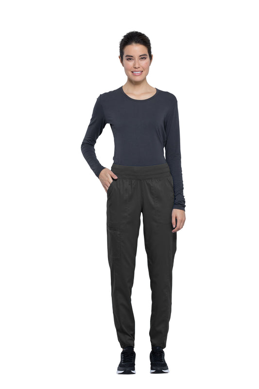 Cherokee Revolution WW011 Petite Women's Natural Rise Tapered Leg Jogger Pant