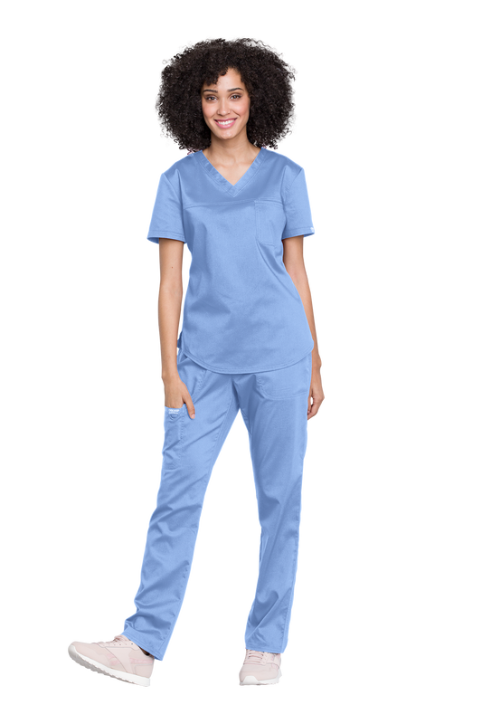 Cherokee Revolution WW657 V-Neck O.R. Top