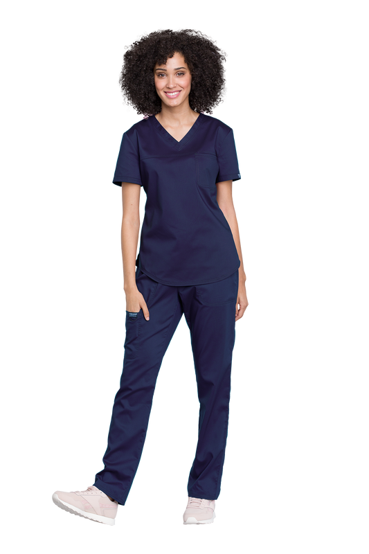 Cherokee Revolution WW657 V-Neck O.R. Top