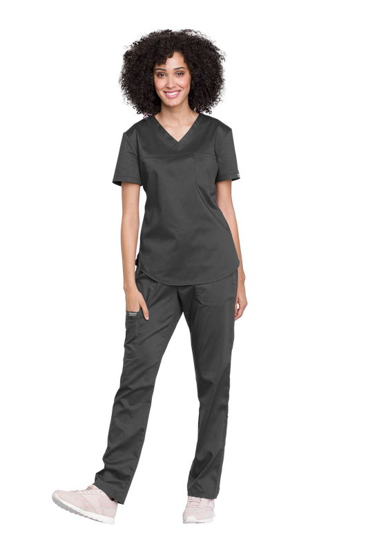 Cherokee Revolution WW657 V-Neck O.R. Top