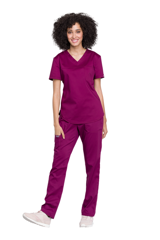 Cherokee Revolution WW657 V-Neck O.R. Top