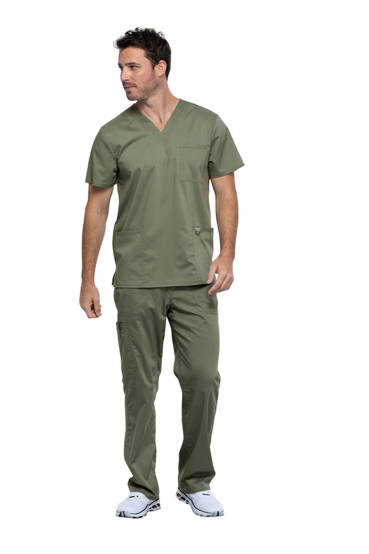 Cherokee Revolution Men's WW670 V-Neck Top